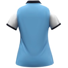 JAKO Sport-Polo Dynamic (100% rec. poliester) niebieski/biały/granatowy damskie