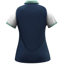 JAKO Sport-Polo Dynamic (100% rec. poliester) granatowy/biały/mintowy damskie