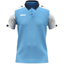 JAKO Sport-Polo Dynamic (poliestr mini-piquet) niebieski/biały/granatowy dziecięce