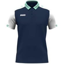 JAKO Sport-Polo Dynamic (poliesterowy mini-piquet) granatowy/biały/mintowy dziecięcy