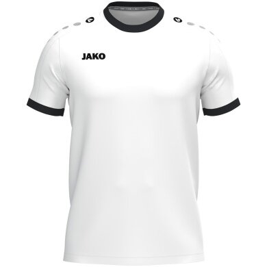 JAKO Sportowa koszulka One Trikot (100% rec. poliester) biała/czarna dziecięca