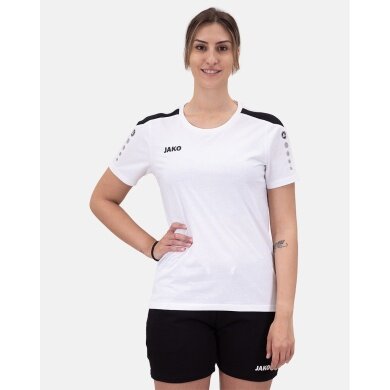 JAKO Koszulka sportowa Power (wytrzymała, przyjemne uczucie noszenia) biała damska