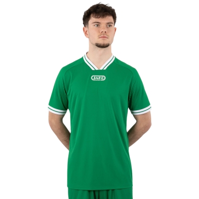 JAKO Sportowa koszulka Retro (dekolt w serek, oddychająca) krótki rękaw zielono/biała męska