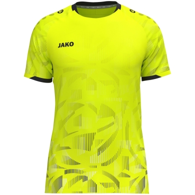 JAKO Sportowa koszulka T-shirt Trikot Sonic KA (szybkoschnąca, wytrzymała) żółto/czarna/biała dla dzieci