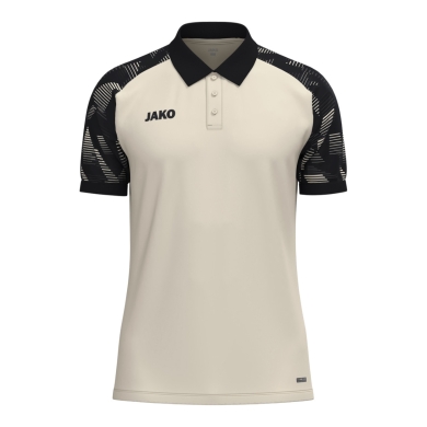 JAKO Sport-Polo Sonic (lekki, oddychający) beżowo/czarny męski