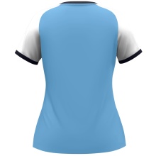 JAKO Koszulka sportowa Dynamic (100% rec. poliester) niebieska/biała/granatowa damska