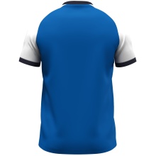 JAKO Sportowa koszulka Dynamic (100% rec. poliester) niebieska/biała/granatowa dla dzieci