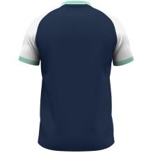 JAKO Koszulka sportowa Dynamic (100% recyklingowany poliester) granatowa/biała/mintowa męska