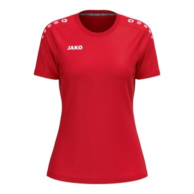 JAKO Sportowa koszulka T-Shirt One Cotton (mieszanka bawełny) czerwona damska