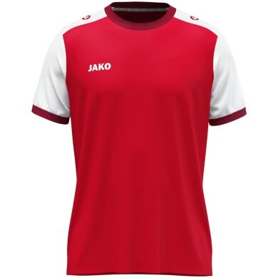 JAKO Sportowa koszulka Dynamic Trikot (mikrowłókno poliestrowe) czerwono/biała męska