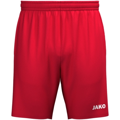JAKO Spodenki sportowe Webshort One (kieszenie boczne z zamkiem błyskawicznym) krótkie czerwone dziecięce