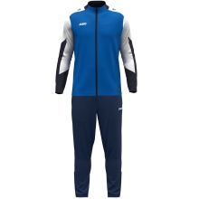 JAKO dres poliester Dynamic (kurtka i spodnie, sportowy krój) royalblue/biały/granatowy dziecięcy