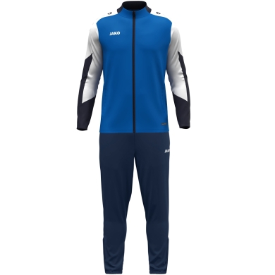 JAKO dres poliester Dynamic (kurtka i spodnie, sportowy krój) royalblue/biały/granatowy dziecięcy