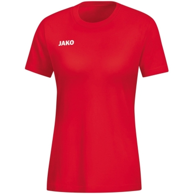 JAKO T-Shirt Base (Bawełna) czerwony Damski
