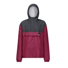 Jack Wolfskin Kurtka zimowa Windbreaker Spirit Ins Smock (wiatroszczelna, wodoodporna, ocieplana) rubinowa dziecięca (164-176)
