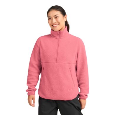 Jack Wolfskin Fleecepullover Lite Curl Half-Zip różowy damski