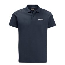 Jack Wolfskin Polo Freizeit Essential (Bawełna organiczna) granatowy męski