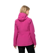 Jack Wolfskin Kurtka całoroczna Moonrise 3w1 (wodoodporna, wiatroszczelna, z wewnętrzną kurtką polarową) magenta Damska