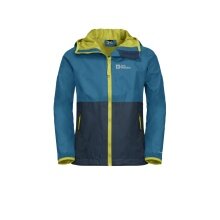 Jack Wolfskin Kurtka przeciwdeszczowa Rainy Days (oddychająca, wiatroszczelna, wodoodporna) niebieski Everest Dzieci