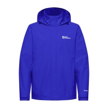 Kurtka przeciwdeszczowa Jack Wolfskin Trailtime 2-warstwowa (wodoodporna, oddychająca) niebieska męska