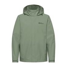 Kurtka przeciwdeszczowa Jack Wolfskin Trailtime 2-warstwowa (wodoodporna, oddychająca) jasna zieleń męska