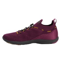 Jack Wolfskin Sneaker Spirit Knit Low (buty codzienne, lekkie i elastyczna podeszwa) bordowy damski