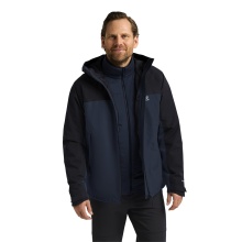 Jack Wolfskin przejściowa kurtka wędrówkowa Wild Places 3w1 (wodoodporna, wiatroszczelna) granatowa męska