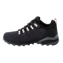 Jack Wolfskin Buty trekkingowe Refugio Texapore Low (zamsz, wodoodporne) ciemnoszary/fioletowy Damskie