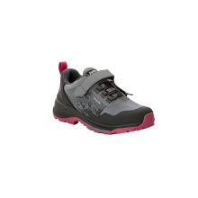 Buty trekkingowe Jack Wolfskin Villi Hiker Texapore Low (wodoodporne, oddychające) ciemnoszare/różowe dziewczęce
