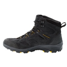 Jack Wolfskin Buty trekkingowe Vojo 3 Texapore Mid (wodoodporne, oddychające) czarne/żółte męskie