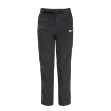 Jack Wolfskin Zimowe Spodnie Softshell Actamic (wiatrproof, wodoodporne, oddychające) długie phantomgray Dzieci