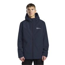 Kurtka zimowa Jack Wolfskin Taubenberg 3w1 2025 (wodoodporna i wiatroszczelna, wewnętrzna kurtka polarowa) granatowa/niebieska męska