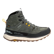 Jack Wolfskin Buty trekkingowe Terraquest Mid Texapore (bez PFC, wodoodporne) ciemnozielone męskie