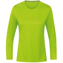 JAKO Sportowa koszulka z długim rękawem Run 2.0 (100% poliester, oddychająca) neonowa zieleń dla kobiet