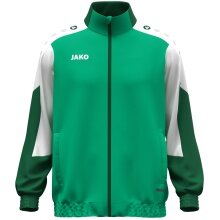 JAKO Kurtka treningowa (Webjacke) Dynamic - Stretch-Micro-Twill - zielona/biała/ciemnozielona męska
