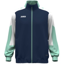 JAKO Kurtka treningowa (Webjacke) Dynamic - Stretch-Micro-Twill - granatowa/biała/mintowa dla mężczyzn