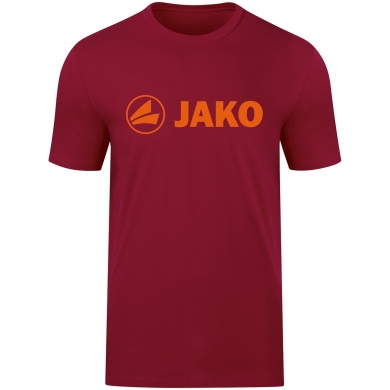 JAKO Koszulka Freizeit-Tshirt Promo (Bawełna organiczna) bordowa Męska