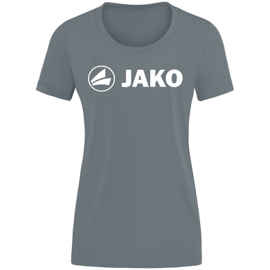 JAKO Koszulka Freizeit-Shirt Promo (Bawełna organiczna) szary kamień Damska