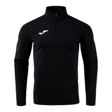 Joma Koszulka do biegania z długim rękawem Combi Pro (Bluza, Half-Zip) czarna Męska