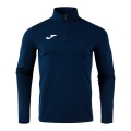 Joma Koszulka biegowa z długim rękawem Combi Pro (Bluza, Zamek półokrągły) granatowa Męska
