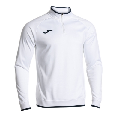 Joma Pullover Combi Premium Sweatshirt (pół-zamek, stójka) biały/granatowy mężczyźni