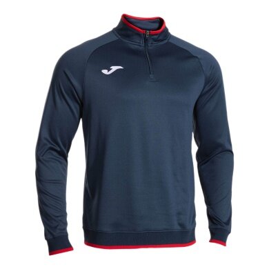 Joma Pullover Combi Premium Sweatshirt (pół-zamek, stójka) granatowo-czerwony męski