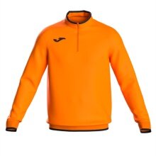 Joma Pullover Combi Premium Sweatshirt (Half-Zip, stójka) pomarańczowy/czarny męski