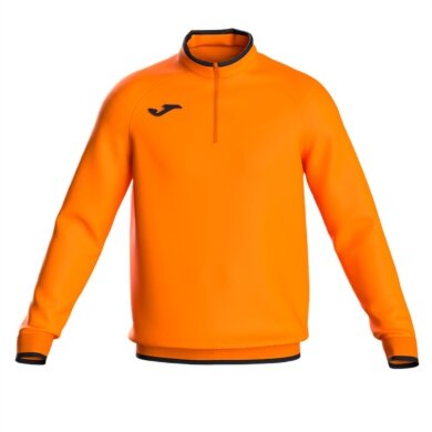 Joma Pullover Combi Premium Sweatshirt (Half-Zip, stójka) pomarańczowy/czarny męski