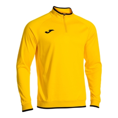 Joma Pullover Combi Premium Sweatshirt (pół-zamek, stójka) żółty/czarny męski