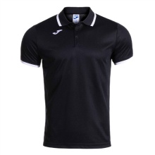 Joma Sport-Polo Combi Premium (komfortowy krój, oddychający) czarny/biały męski