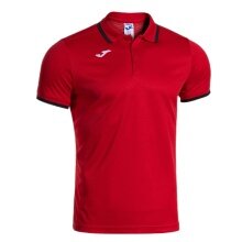 Joma Sport-Polo Combi Premium (komfortowy krój, oddychający) czerwono/czarny męski