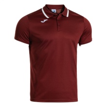 Joma Sport-Polo Combi Premium (komfortowy krój, oddychający) bordowy/biały męski