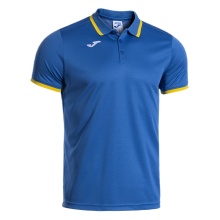 Joma Sport-Polo Combi Premium (komfortowy krój, oddychający) niebiesko-żółty męski