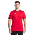 Koszulka sportowa Joma Combi Premium (100% poliester, oddychająca) czerwona/czarna męska